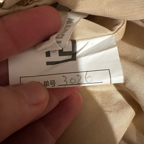 Champagne Sequin A-Line Gown - size 6 - Picture 8 of 9